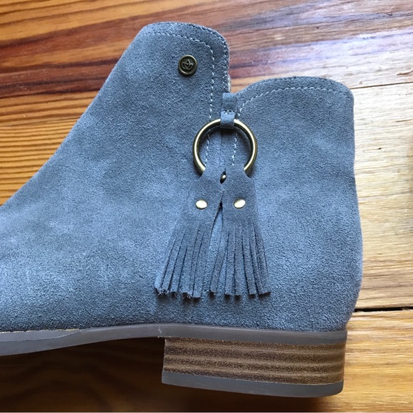 Spenco Light Grey Suede Leather Ankle Boots, EUC, 9 - Picture 11 of 11